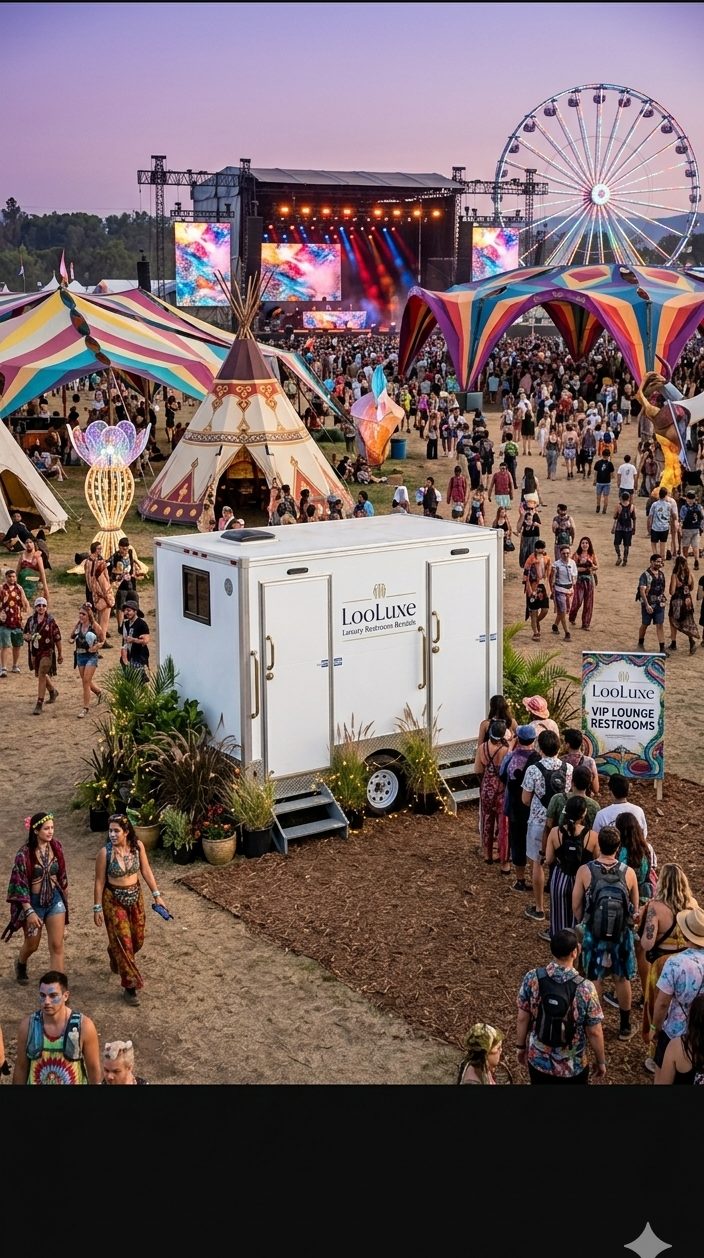 LooLuxe festivals restroom trailer
